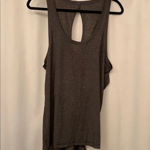 Dark gray Lululemon tank